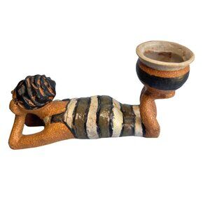 Metlox Poppet Barney The Surfer By Poppytrail Stoneware Figurine 9" Handcrafted